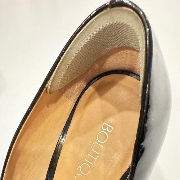 Boutique 9 Animal Print Black Open Toe Pumps - Size 8 - Excellent Condition - Picture 4 of 10